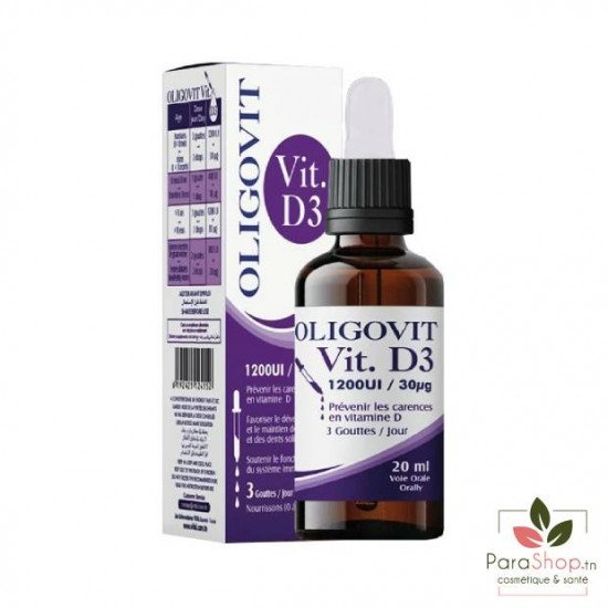 VITAL OLIGOVIT VIT D3 GOUTTE 20ML