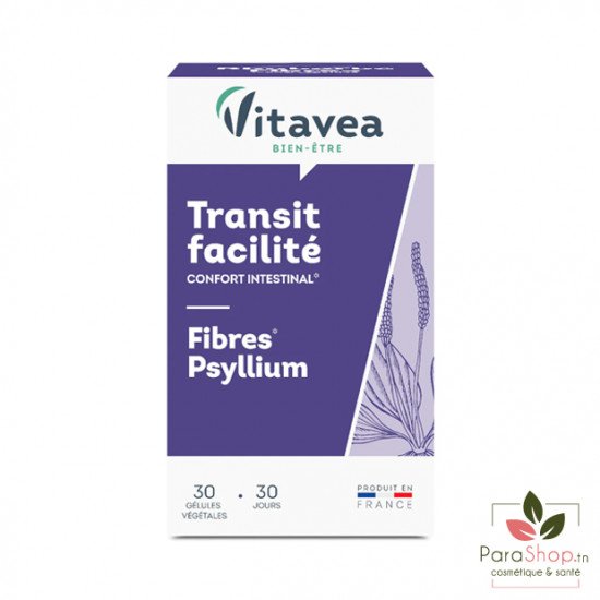 VITAVEA TRANSIT FACILITE FIBRES PSYLLIUM 30 Gelules