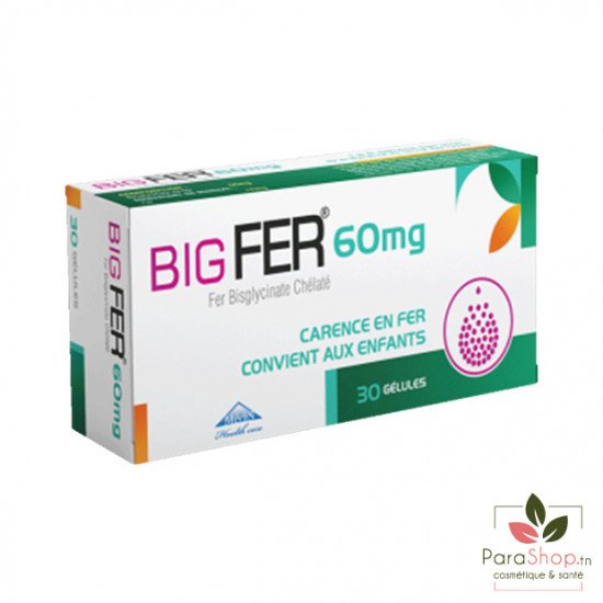 BIGFER 60MG 30 Gelules