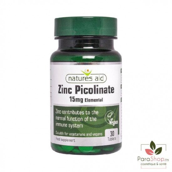 Zinc Picolinate 15mg 30 Tablets