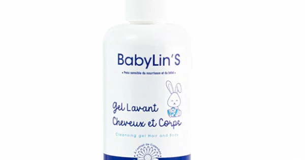 Babylin's Gel douche Lavant Cheveux Et Corps bébé- 250 ml à prix pas cher