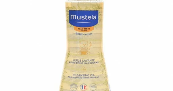 Huile lavante bébé, enfant Mustela - peau sèche