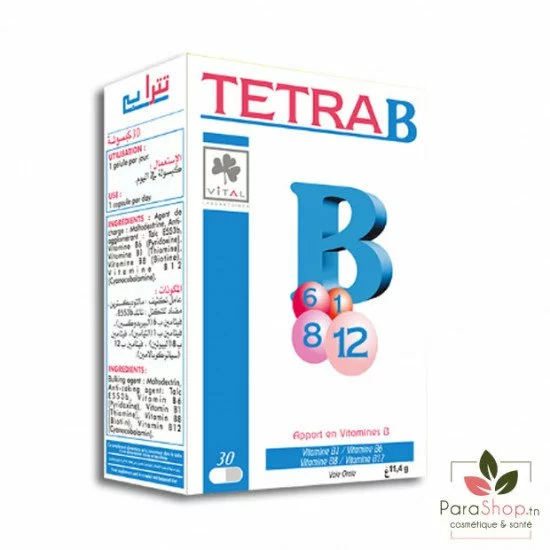 VITAL TETRA B - 30 Gelules